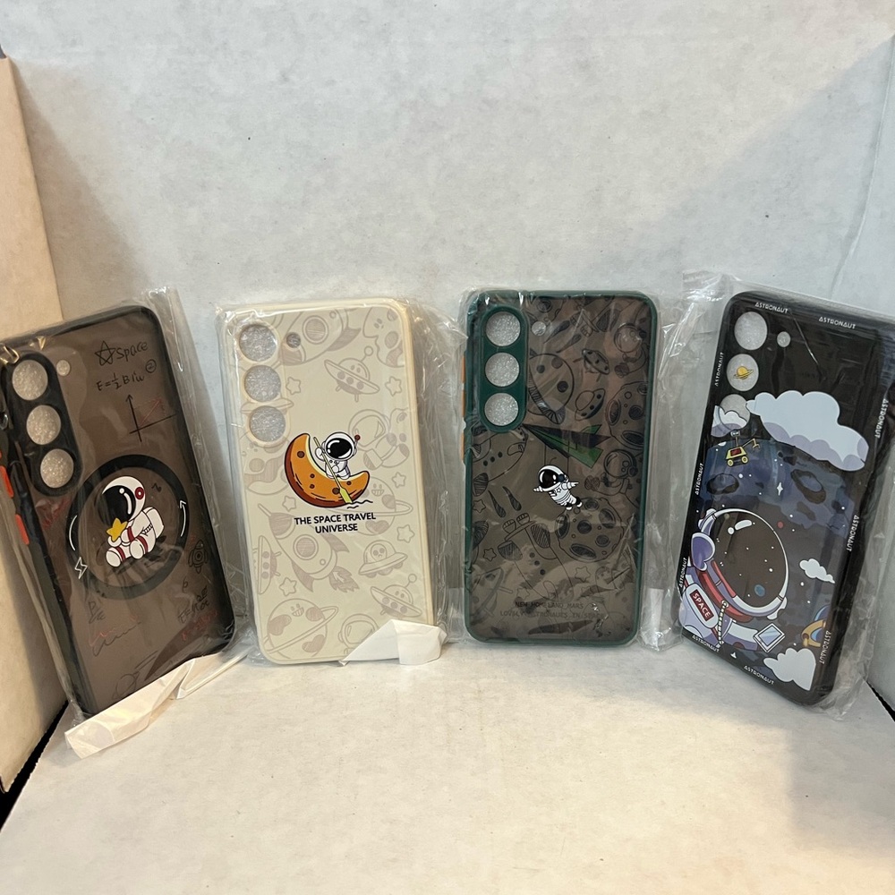 Samsung Galaxy S23 cases Lot of 4 Among Us Themed